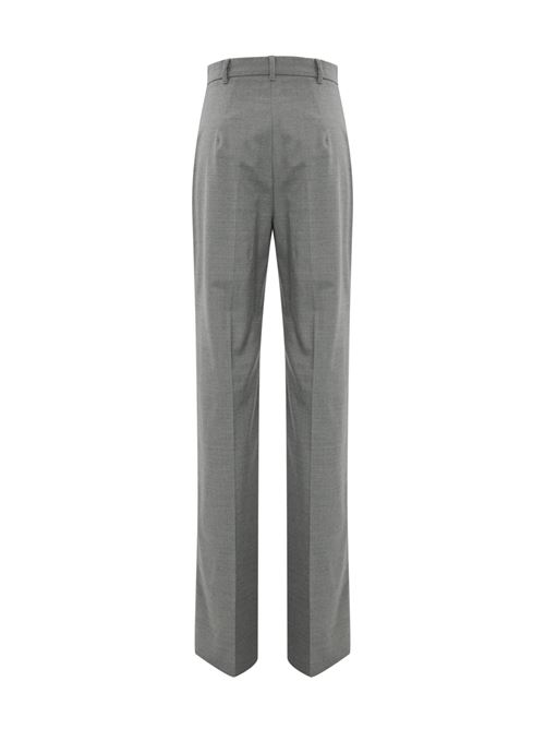 Pantalone Soraga in lana vergine grigio chiaro MAX MARA STUDIO | 2426136082600007